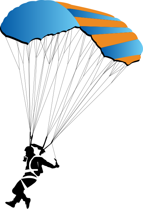 PARACHUTIST LANDING